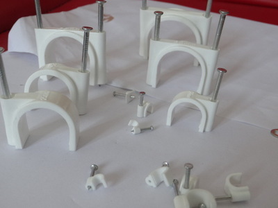【圆形钢钉线卡 方形钢钉线卡10MM 塑料线卡 线扣线卡】价格,厂家,图片,其他水暖卫浴五金,乐清市强固特塑料-